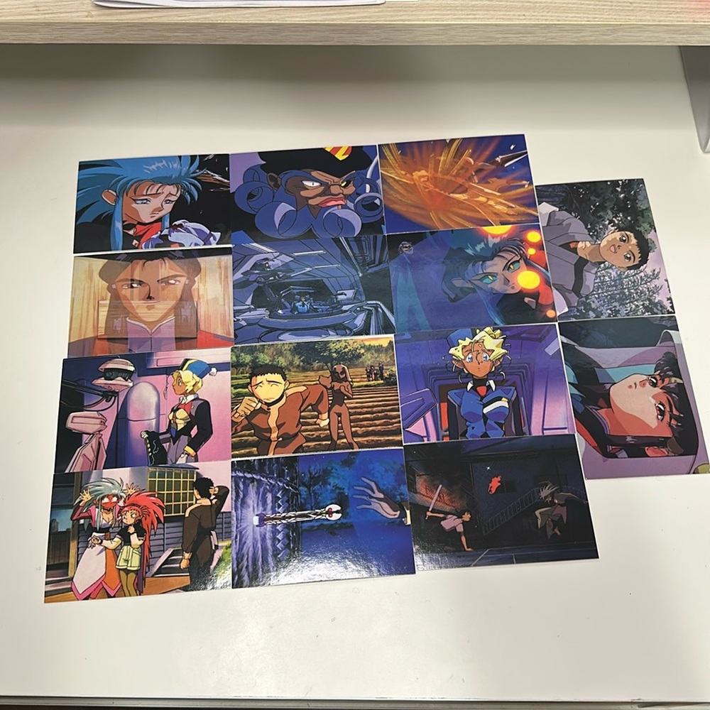 Tenchi Muyo Collector Cards- 14 cards